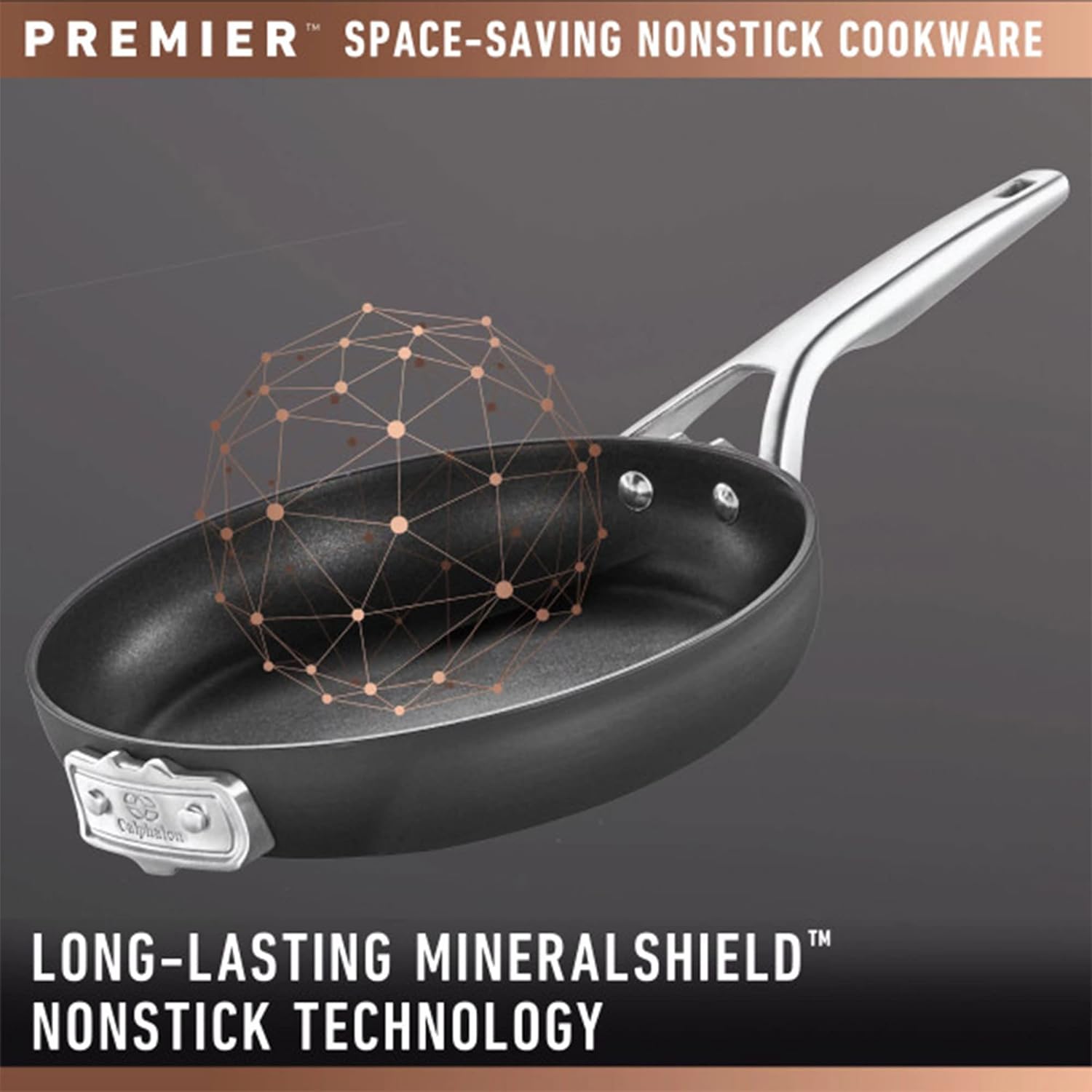 8 Quart Hard Anodized Nonstick Cookware with Lid and Steamer Inserts, Black F707