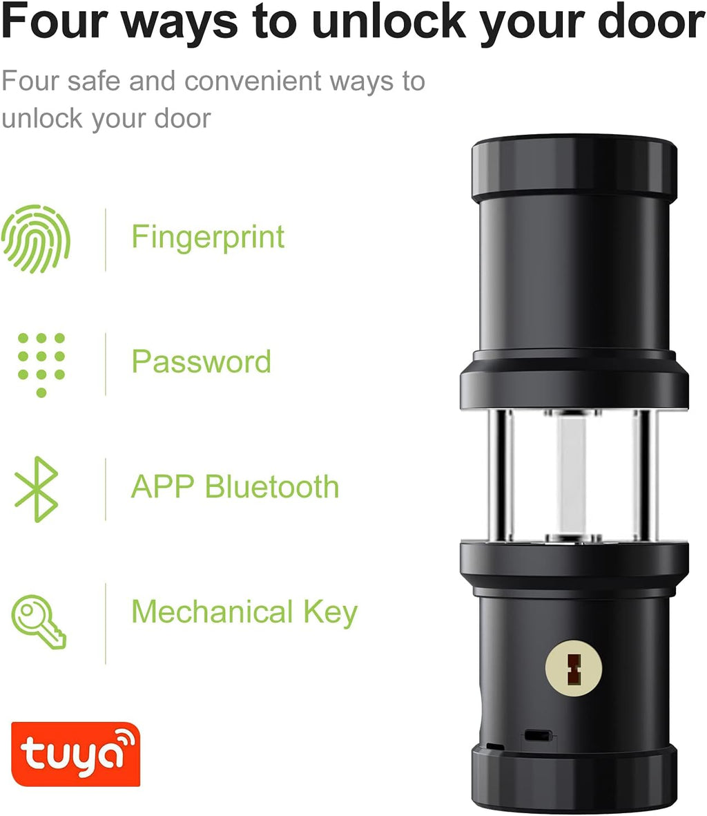 Smart Lock 4-in-1 Keyless Entry Door Lock Pack of 2 H810