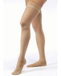 30-40 mmHg Small Suntan Thigh High Silicone Dot Band D512086