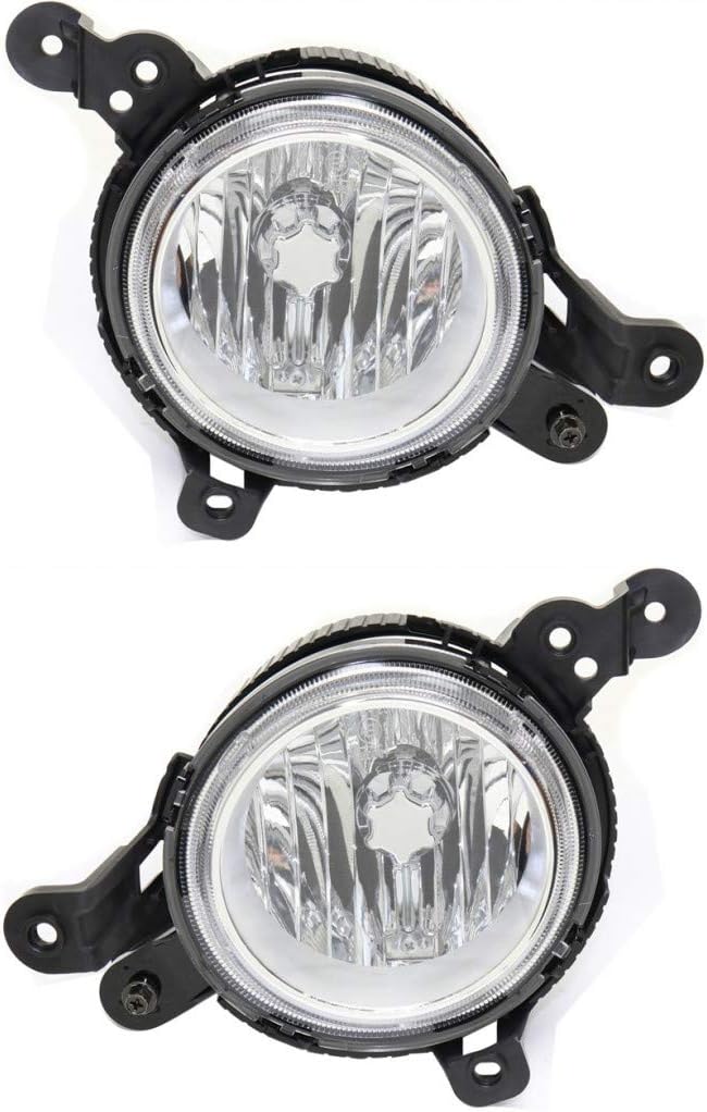 Fog Light Pair for Kia Soul 2014 2015 2016 L597982