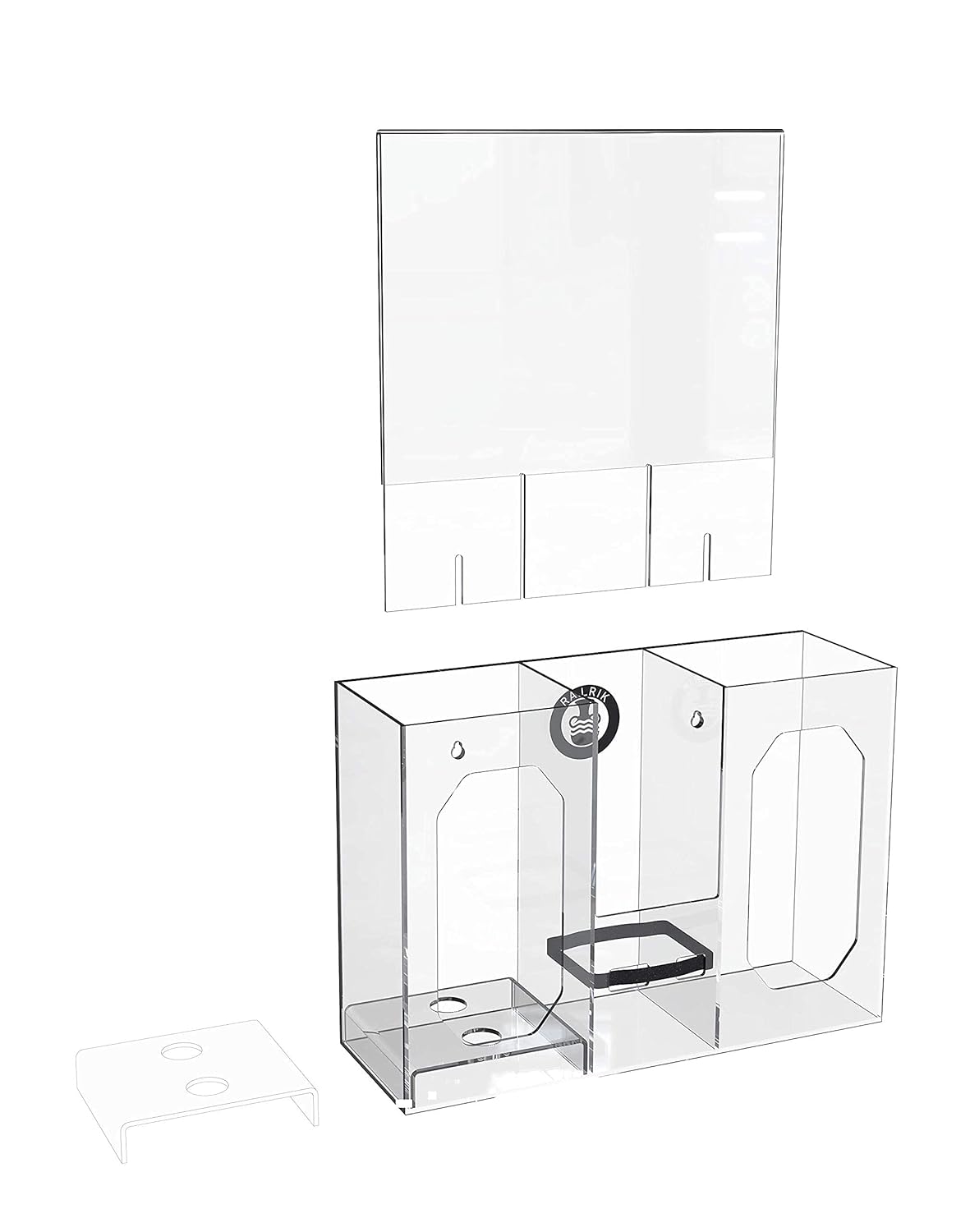 Pack of 2 Wall Mountable Dispenser and Holder C79471