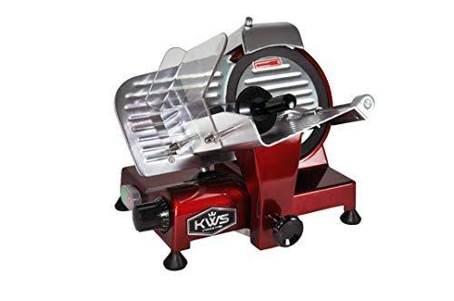 320W Electric Meat Slicer 10-Inch with Non-Sticky Teflon Blade M199676