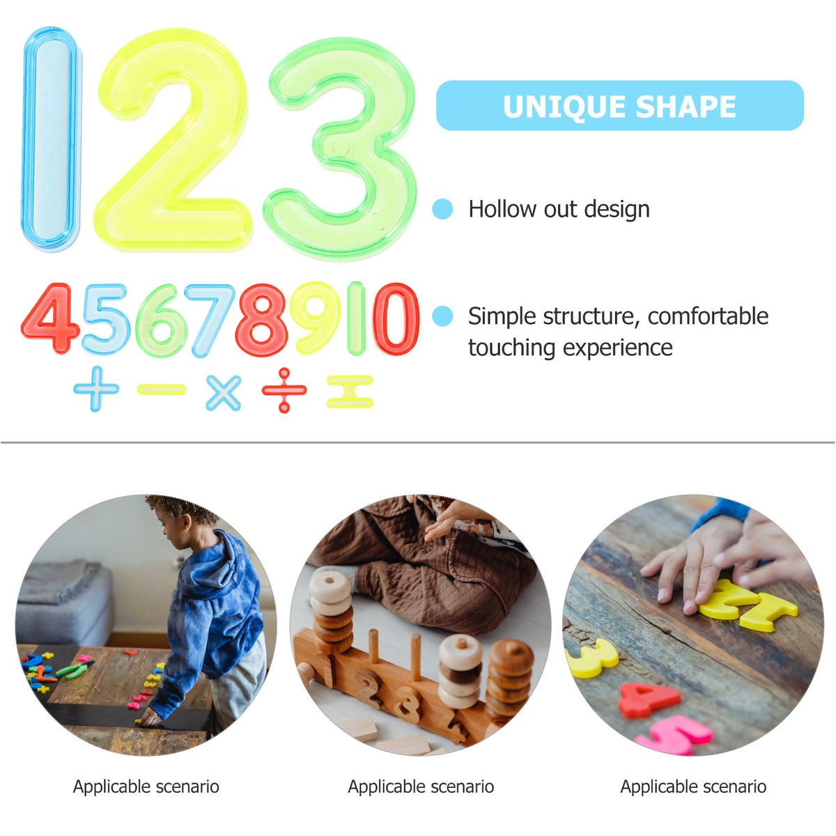 Numbers Blocks Math Puzzle Toy Addition and Subtraction Toy M556