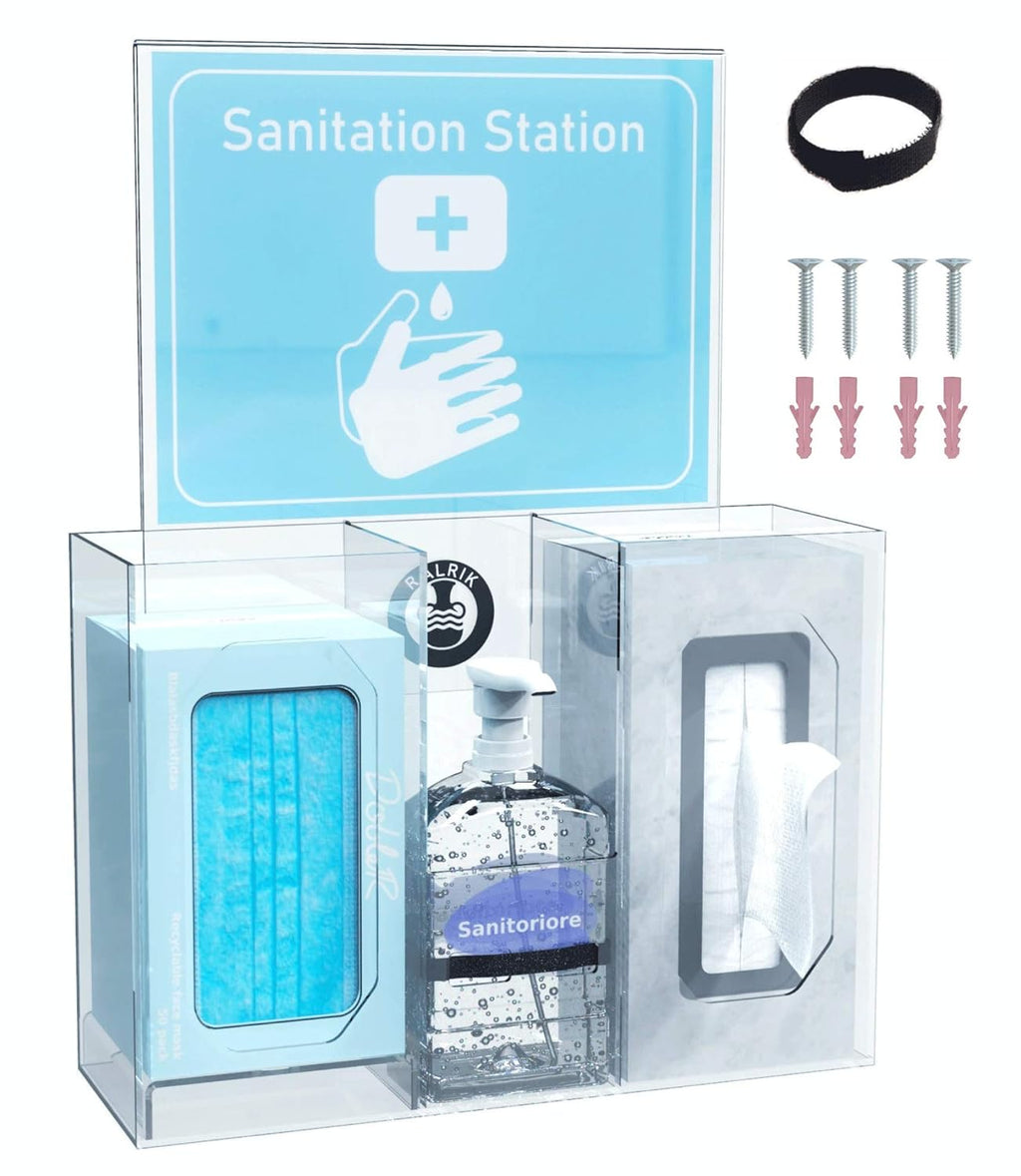 Pack of 2 Wall Mountable Dispenser and Holder C79471