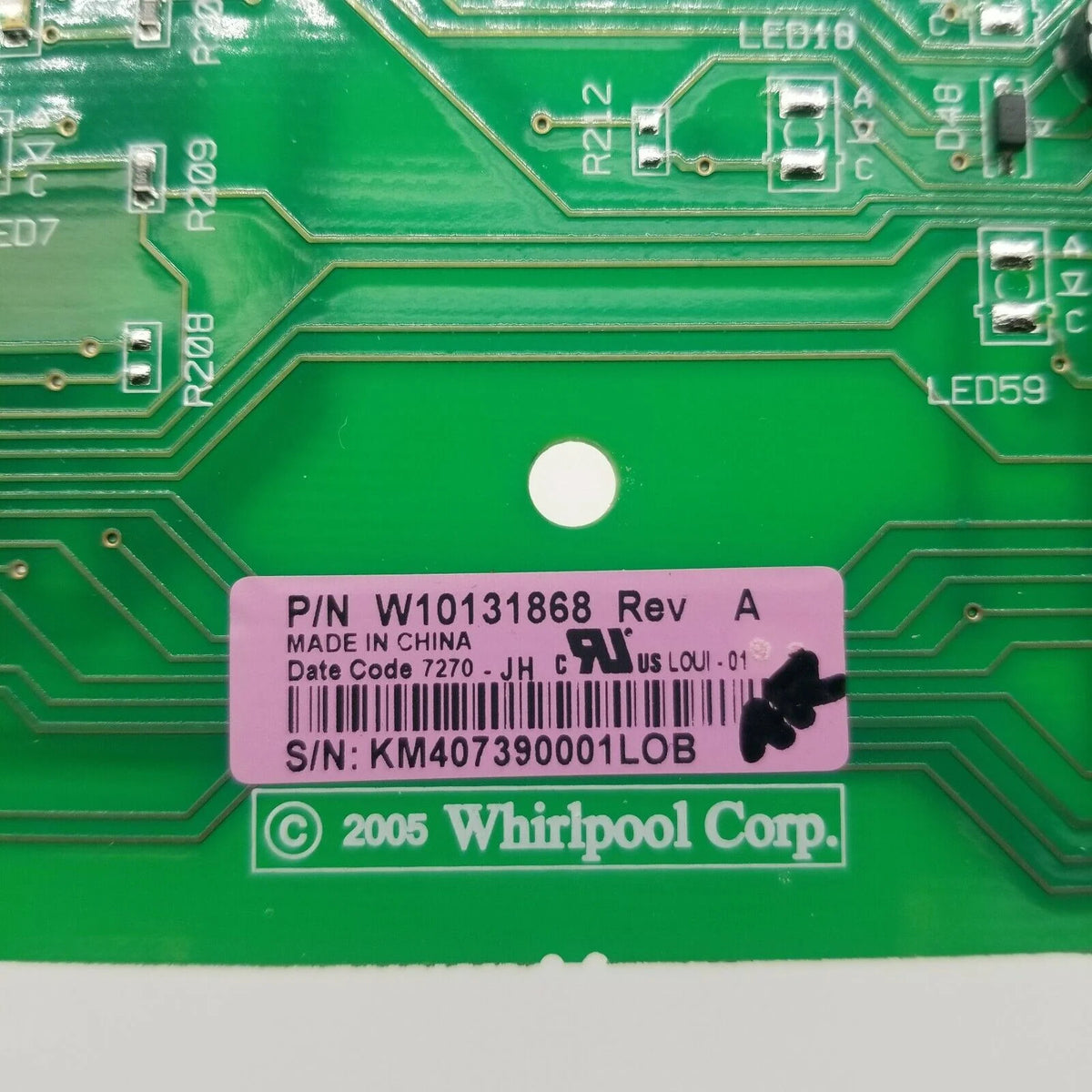 Kenmore Washer Control X67481