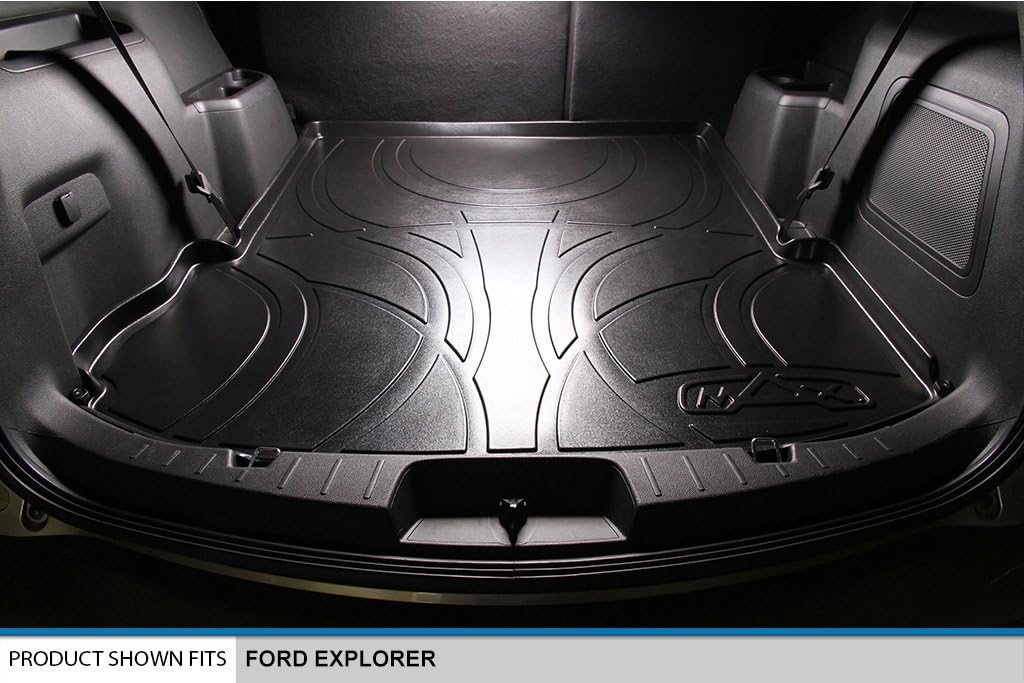 Black Cargo Trunk Liner Floor Mat for Ford Explorer F300