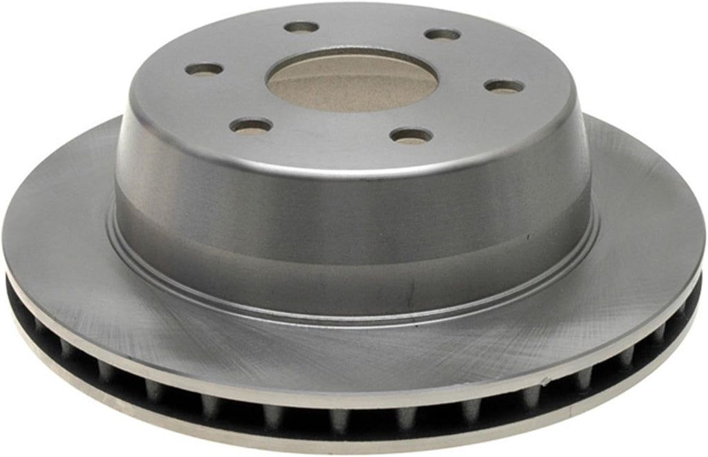 Silver Rear Disc Brake Rotor Pack of 2 W698