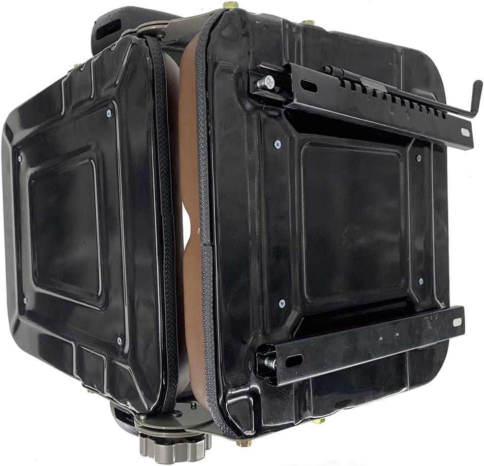Brown PVC Forklift Seat with Adjustable Back and Armrest R960