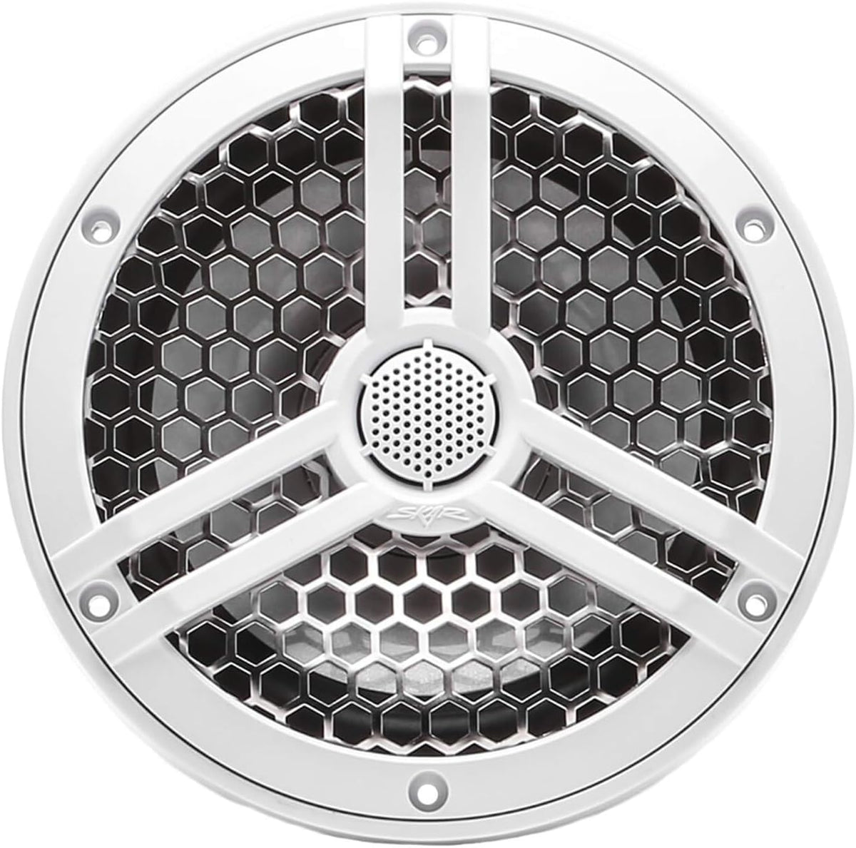 8" 2-Way Marine Coaxial Speakers, Pair (White) N16429