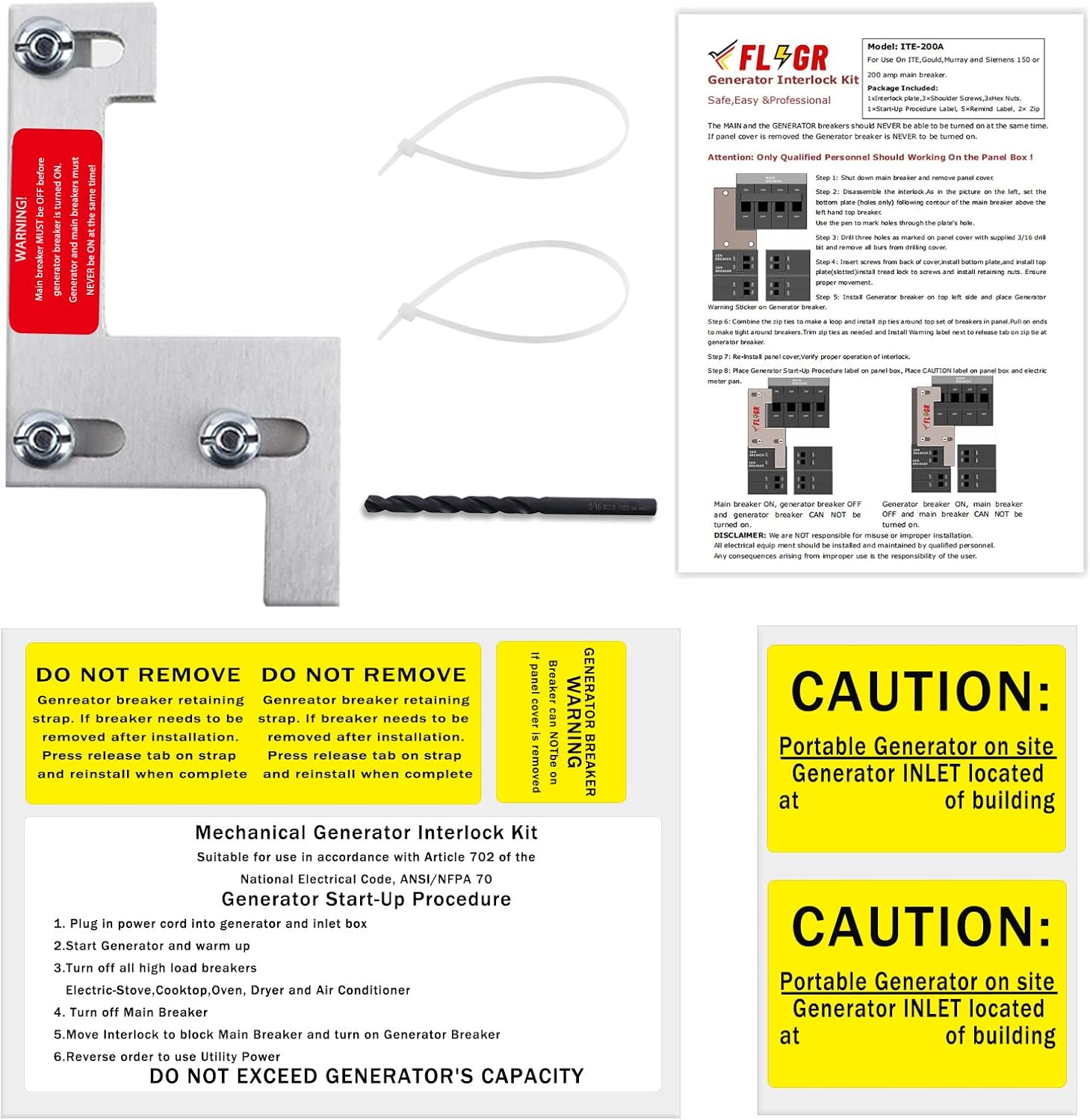Interlock Kit for Electrical Panels O382