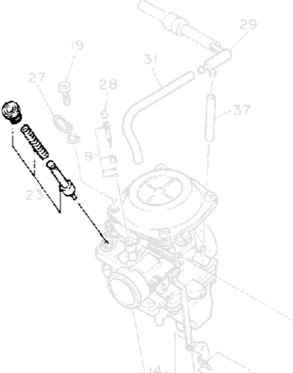 Carburetor Choke Rebuild Repair Parts Kit Pack of 2 X70365