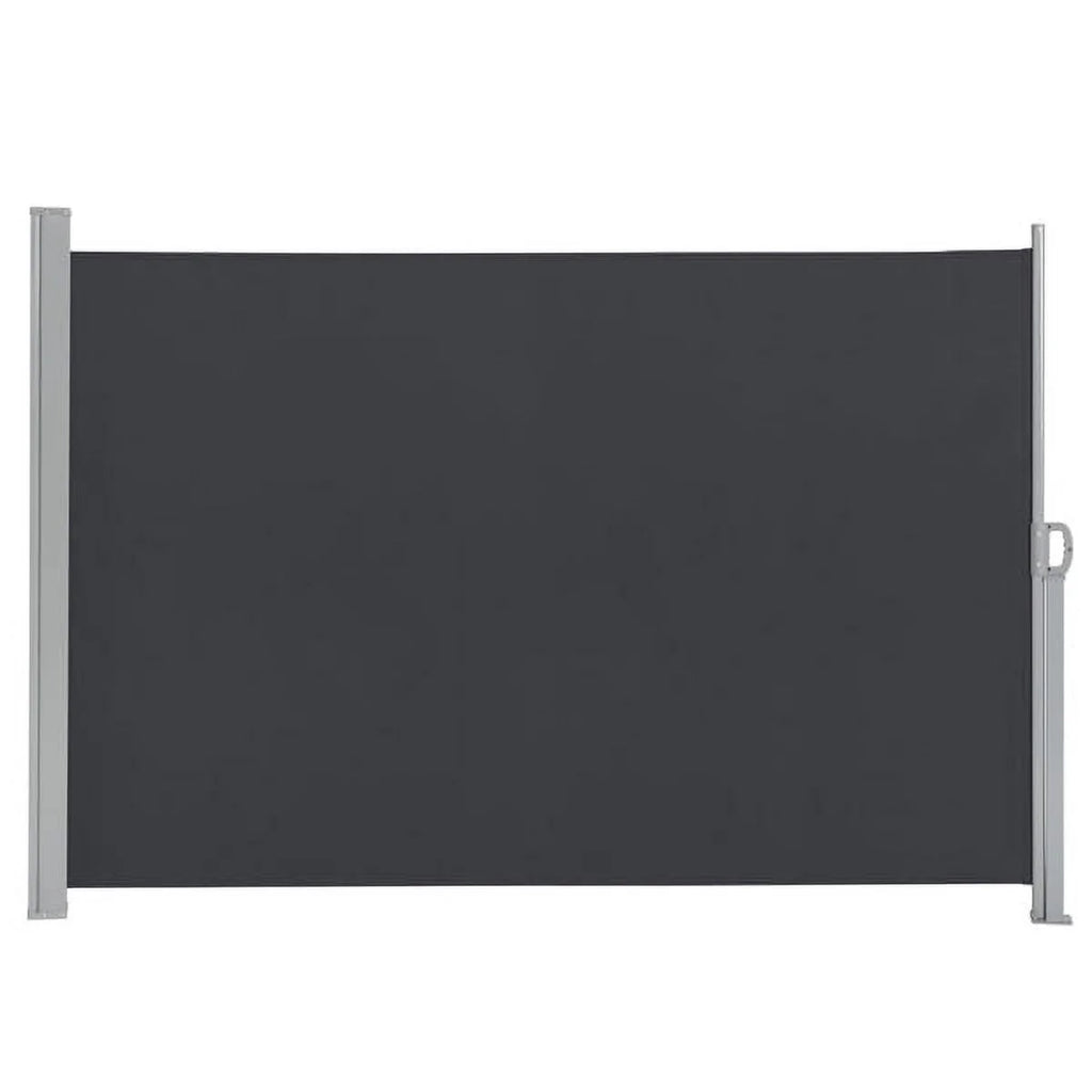 Outdoor Aluminum Handle Shed Partition Windshield Canopy Dark Gray B673