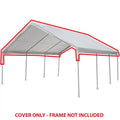 18 ft x 20 ft White Carport Canopy Cover W5555