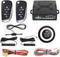 PKE Passive Keyless Entry Car Alarm System Push Start Button Remote Start Starter DC12V I537765