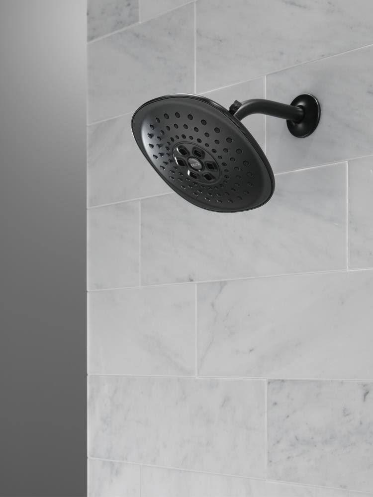 Matte Black Raincan Shower Head U329444