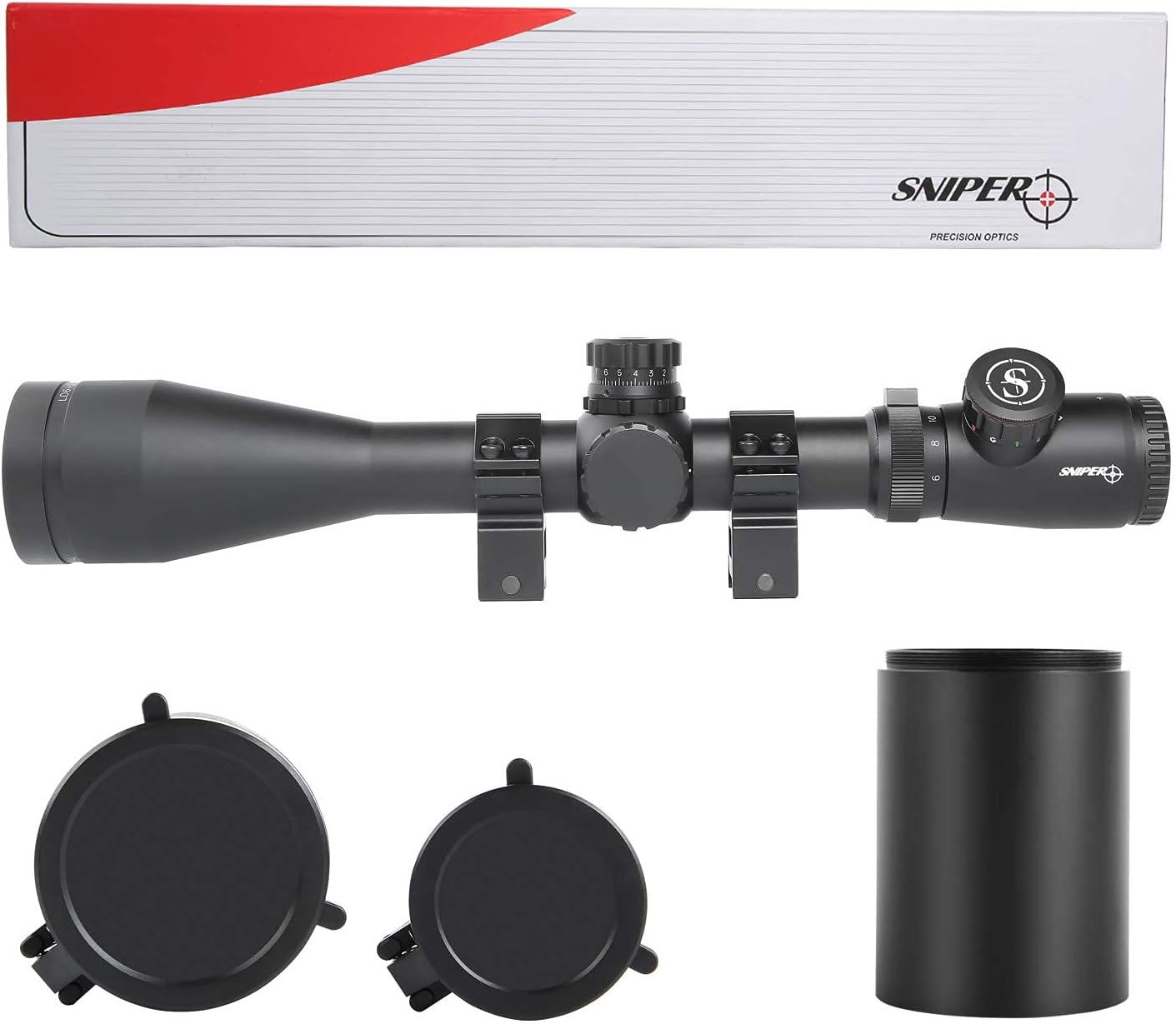 6-24x50 Second Focal Plane Rifle Scope 30mm Tube Illuminated Reticle H21107