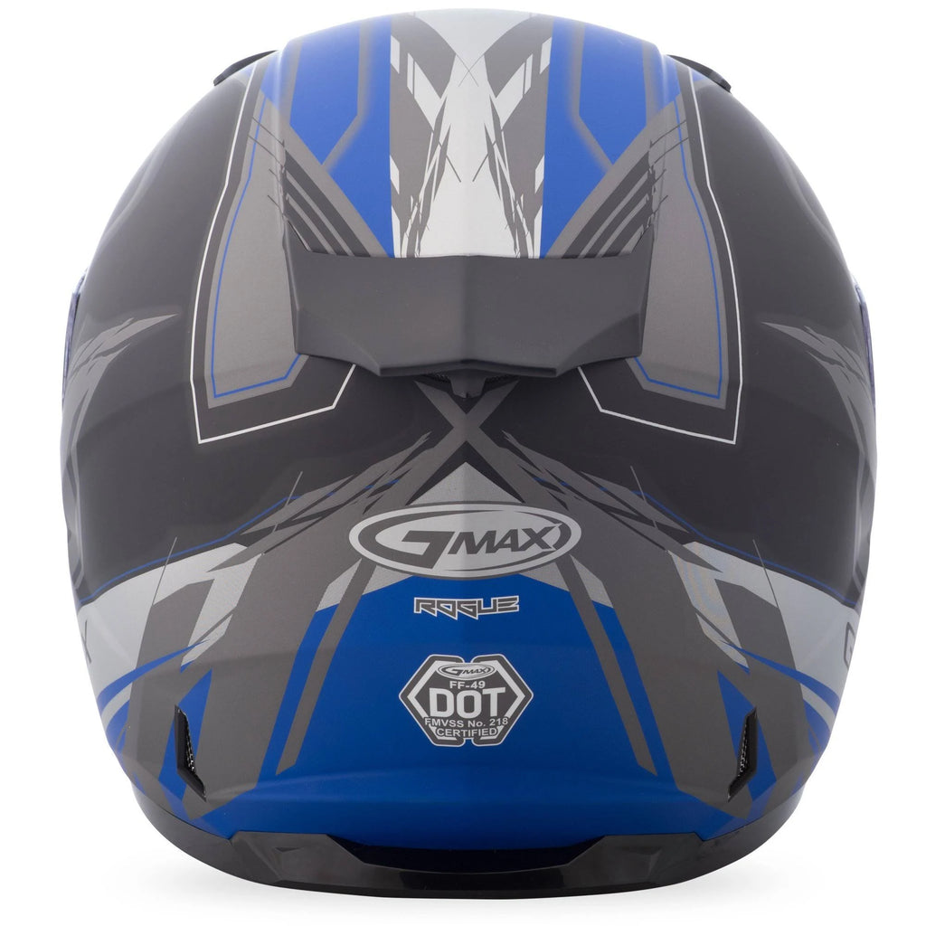 Matte White/Blue Helmet D55592