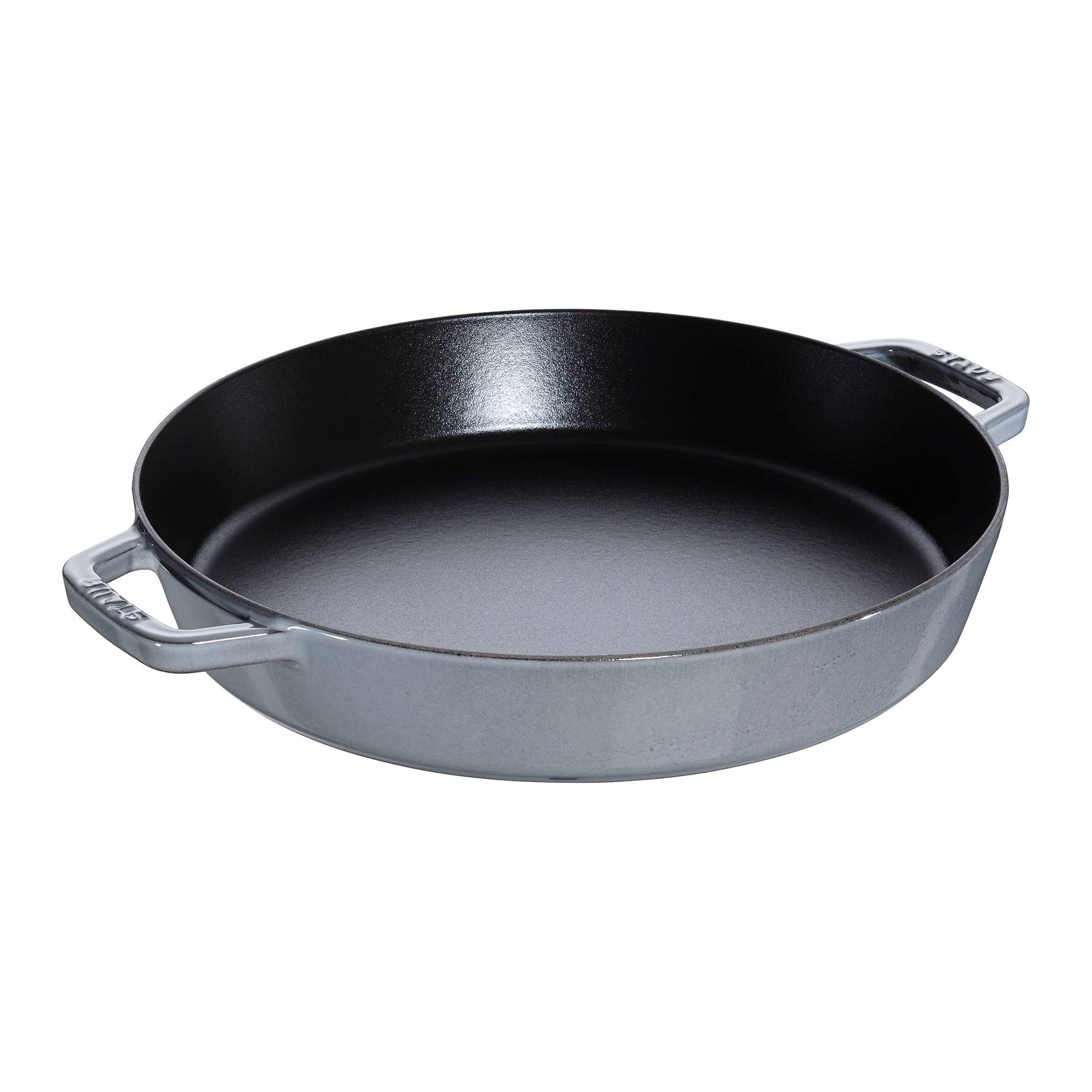 Cast Iron 13x22 Double Handle Fry Pan Graphite Grey B519