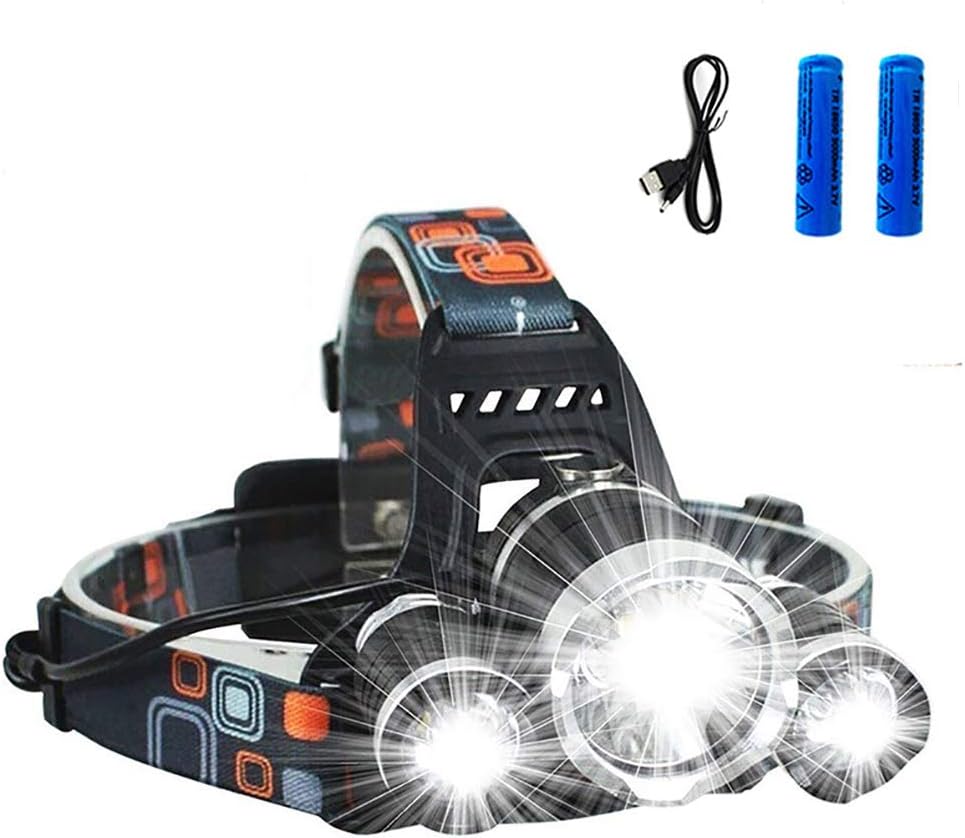Rechargeable 12000 Lumens Waterproof Led Headlamp F95744