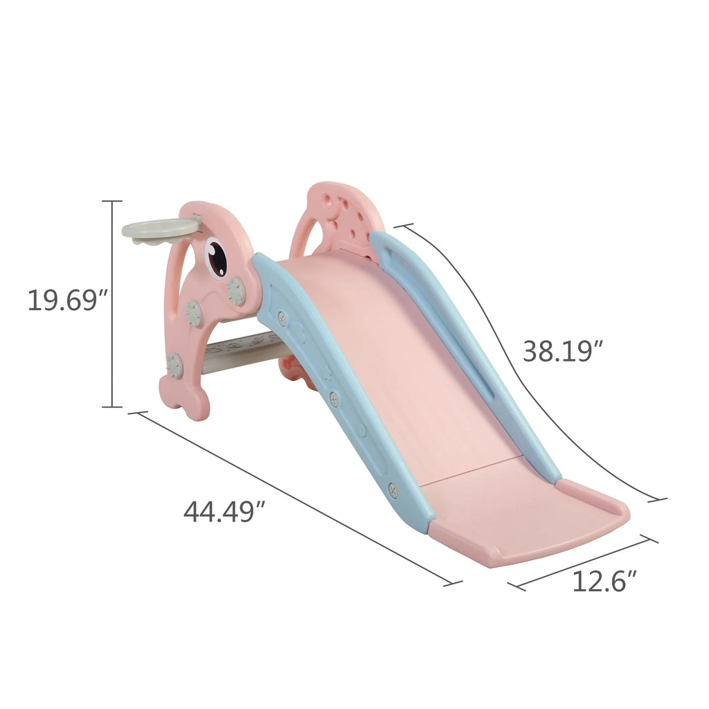 Toddler Slide with Basketball Hoop O317504