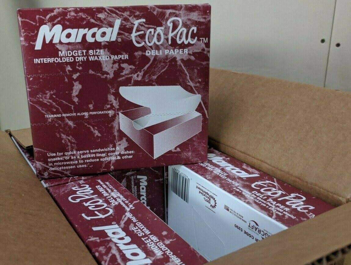 Dry Wax Paper 6 x 10 3/4 White 500/Pack G37943