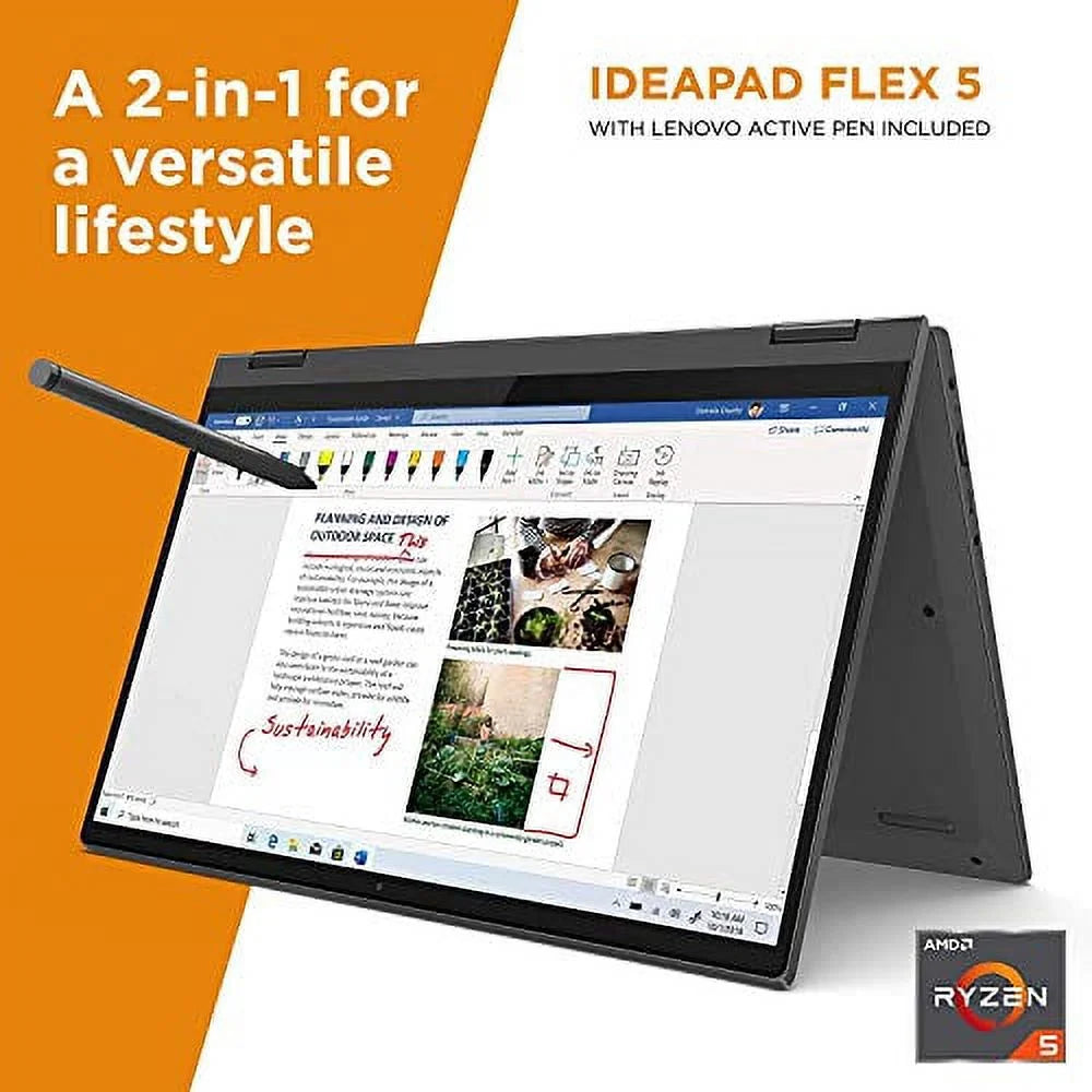 14" Touchscreen 2-in-1 Laptop with Stylus Pen J65465