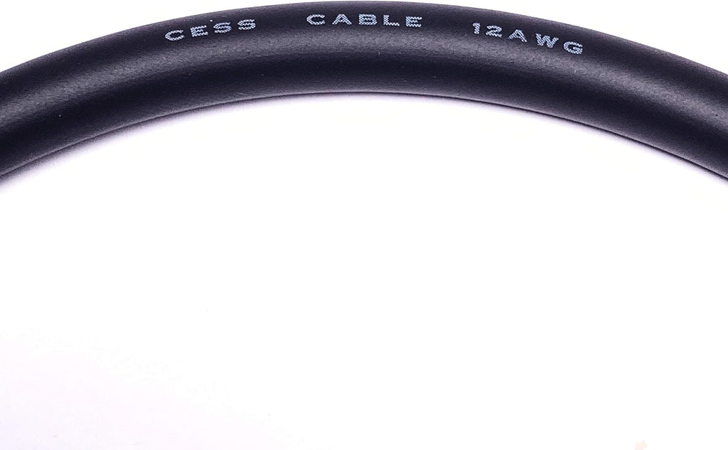 Low Noise 12 Gauge RCA Audio Patch Cable (1 Foot) C590