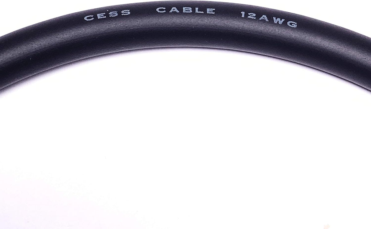 Low Noise 12 Gauge RCA Audio Patch Cable (1 Foot) C590