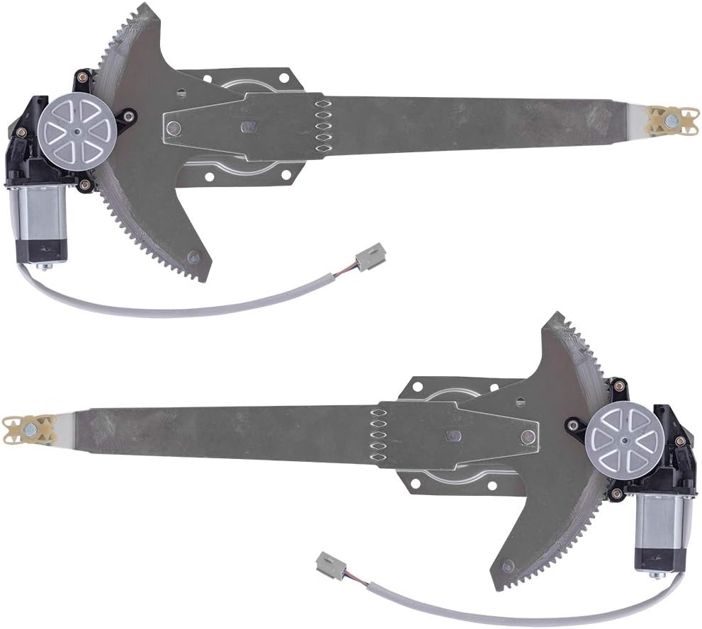 Pair Set Front Power Window Lift Regulators & Motors Assemblies for Ford Bronco Pickup Truck Pack of 2 F3405