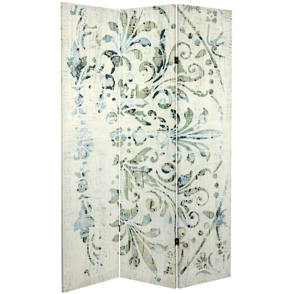 6 ft. Tall Canvas Room Divider, 3 Panel N525733