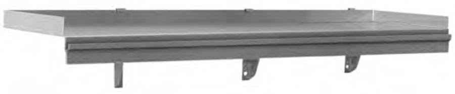 Wall-mounted Shelf with Ticket Rail U2566