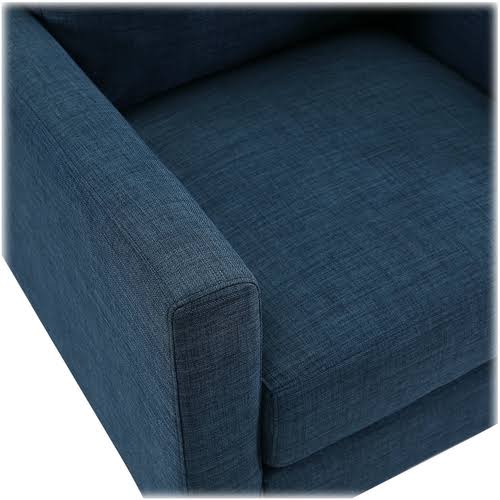Navy Blue Linen Accent Chair D11007