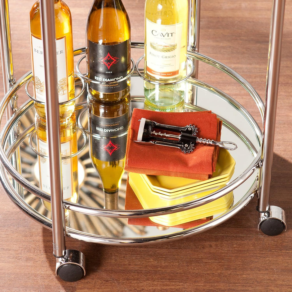 Chrome Bar Cart J28818