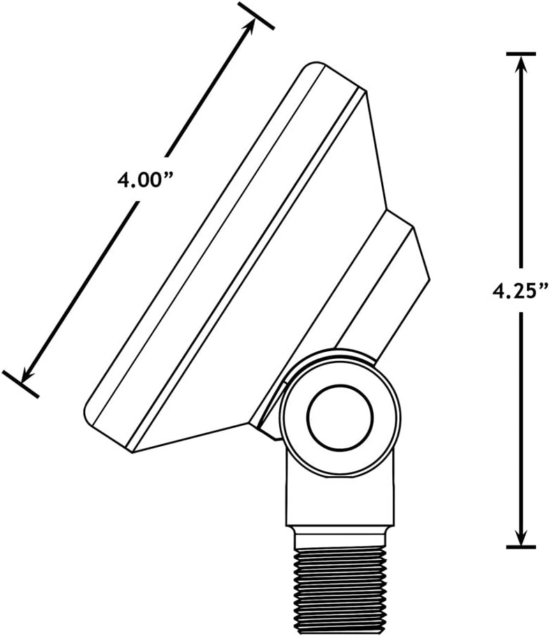 Cast Brass 12V Round Wall Wash (Bronze) with LED Bulb Q48448