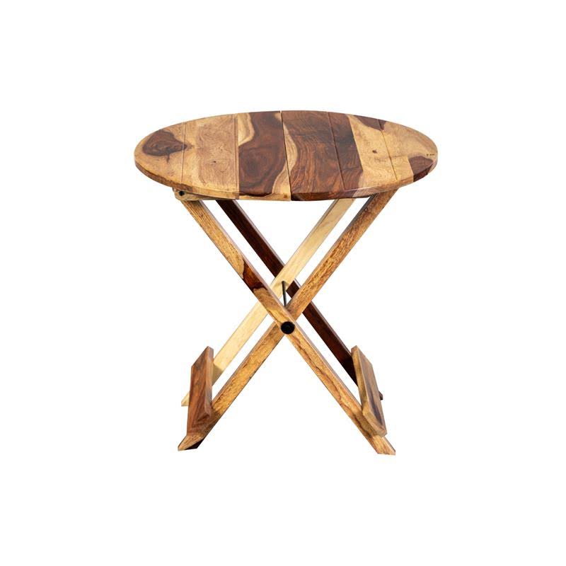 Solid Wood Round Accent Table T233767