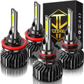 9005 H11 LED Headlight Bulbs Combo Kit 4-Pack K8220
