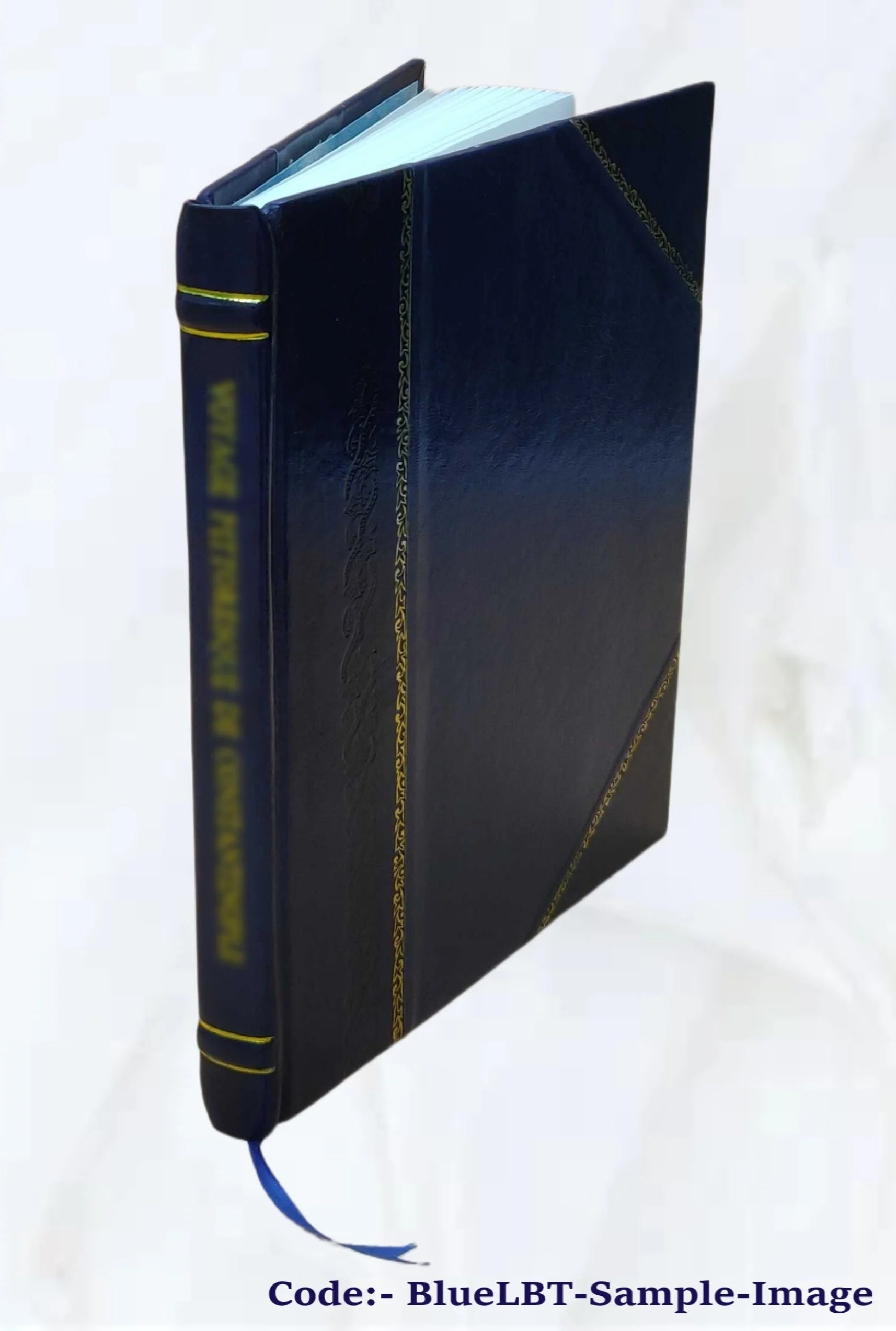 Leather Bound Book O874