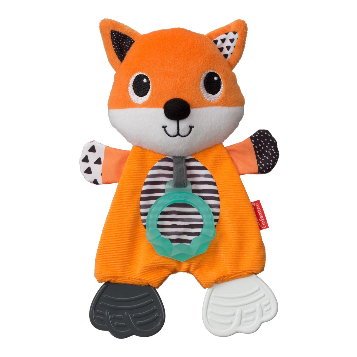 Fox Cuddly Rattle Textured Teether U664