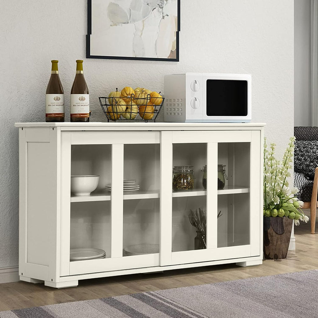 Kitchen Storage Sideboard Cabinet with Glass Storage G332847
