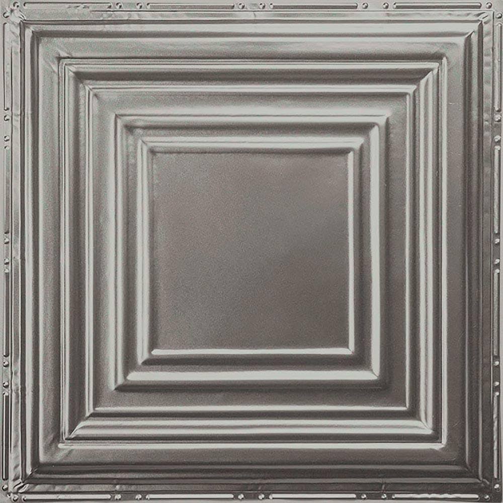 24-in x 24-in 5-Pack Stainless Steel Surface-Mount Ceiling Tiles U299
