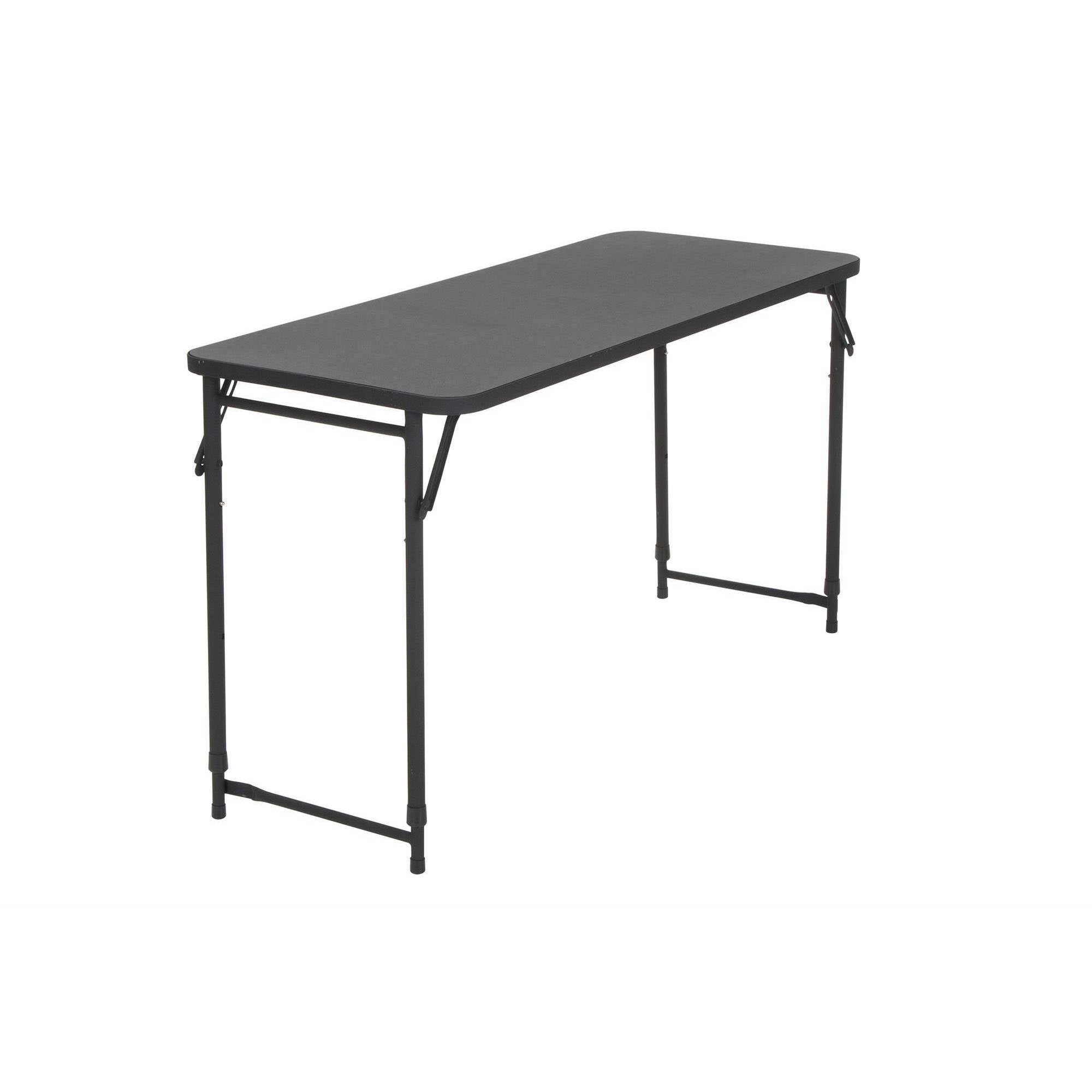 Adjustable Height PVC Top Table Black X376253