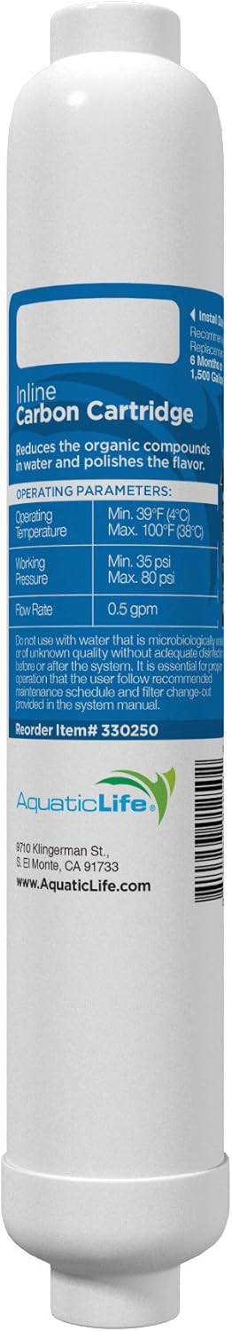 RO Buddie Carbon Cartridge, White, Pack of 2 L5704