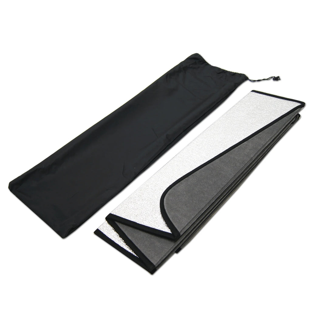 Silver and Grey Windshield Sun Shade Protector for 2018-2021 Toyota Tundra, 1 pcs Set L442721