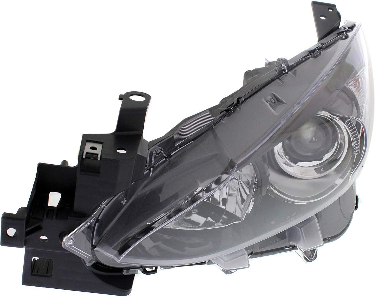 Headlight Assembly Compatible with 2014-2016 Mazda 3 Halogen Driver Side E175575