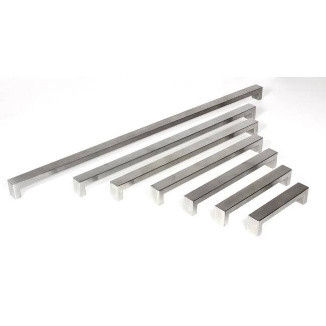 Stainless Steel Brushed Nickel Cabinet Bar Pulls Set of 25 Q287603