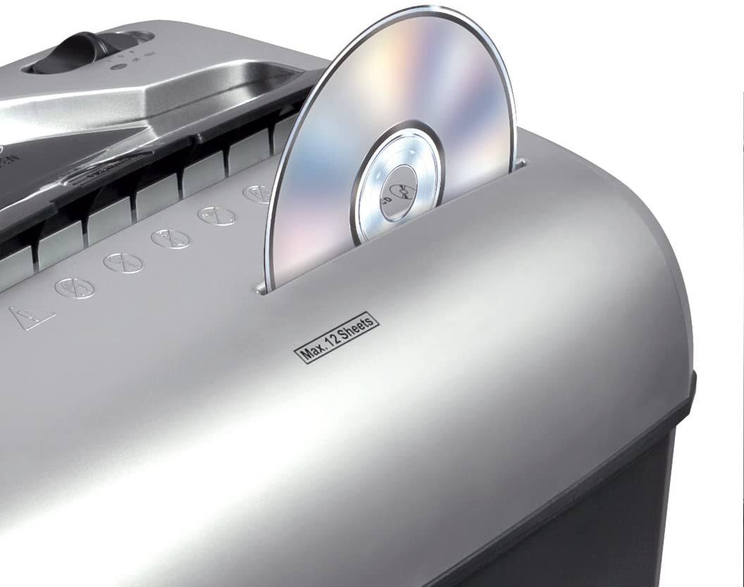 12-Sheet Cross-Cut Paper/CD/Credit-Card Shredder P7011