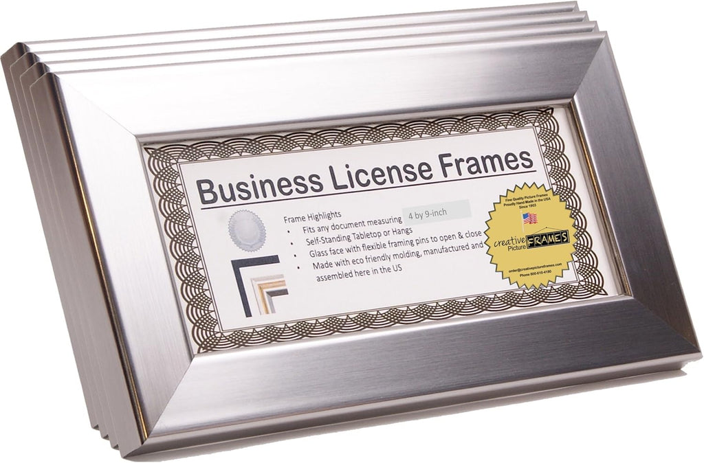 Black Business License Certificate Frames C87419