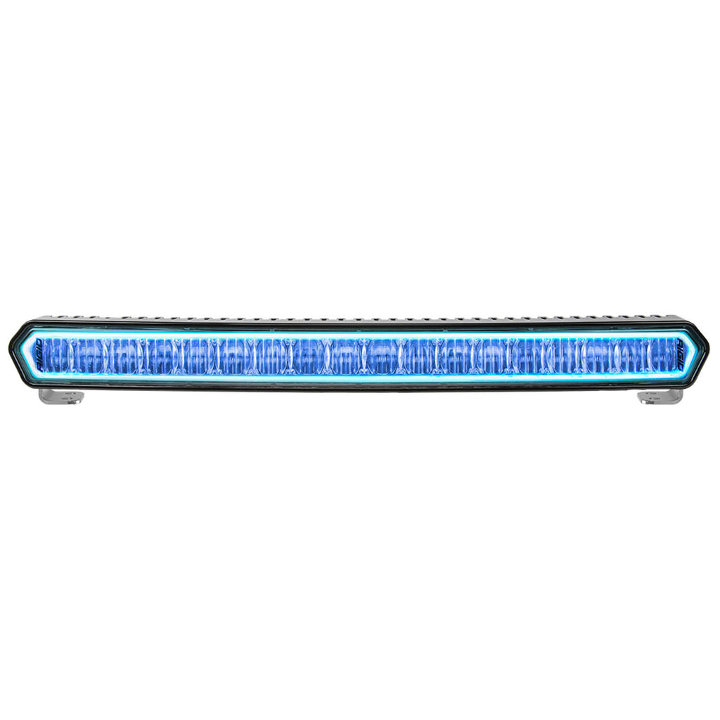 20 inch LED Light Bar Black Blue Halo Off Road R10665