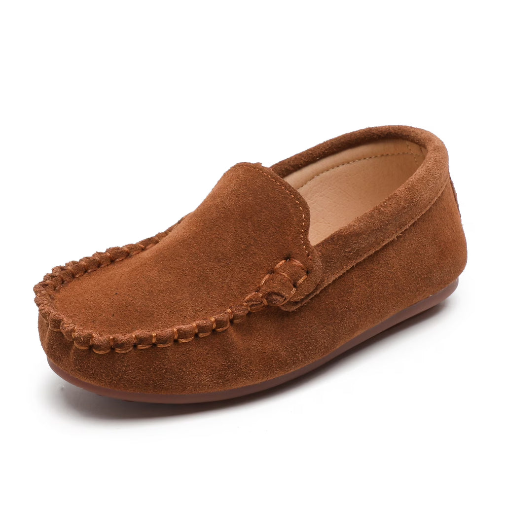 Brown Slip-on Loafers Shoes Size 13.5 Little Kid B87308