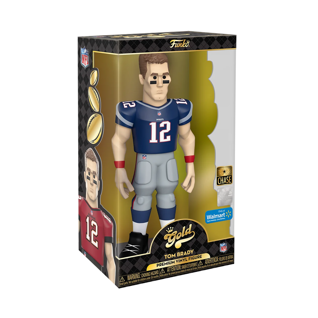 Gold 12" NFL Buccaneers Tom Brady with Chase X2036